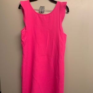 Hot Pink Shift Dress